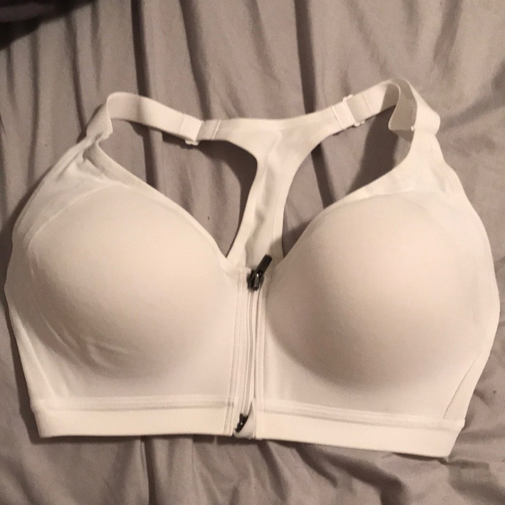 White Victoria secret sports bra
